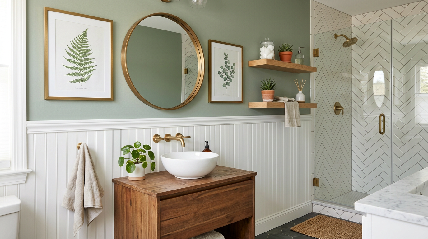 Bathroom Wall Decor Ideas That Handle Humidity
