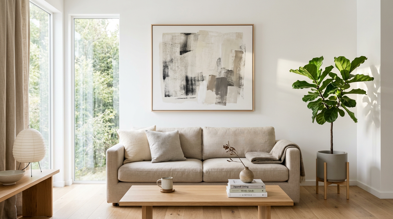 Minimalist living room decor