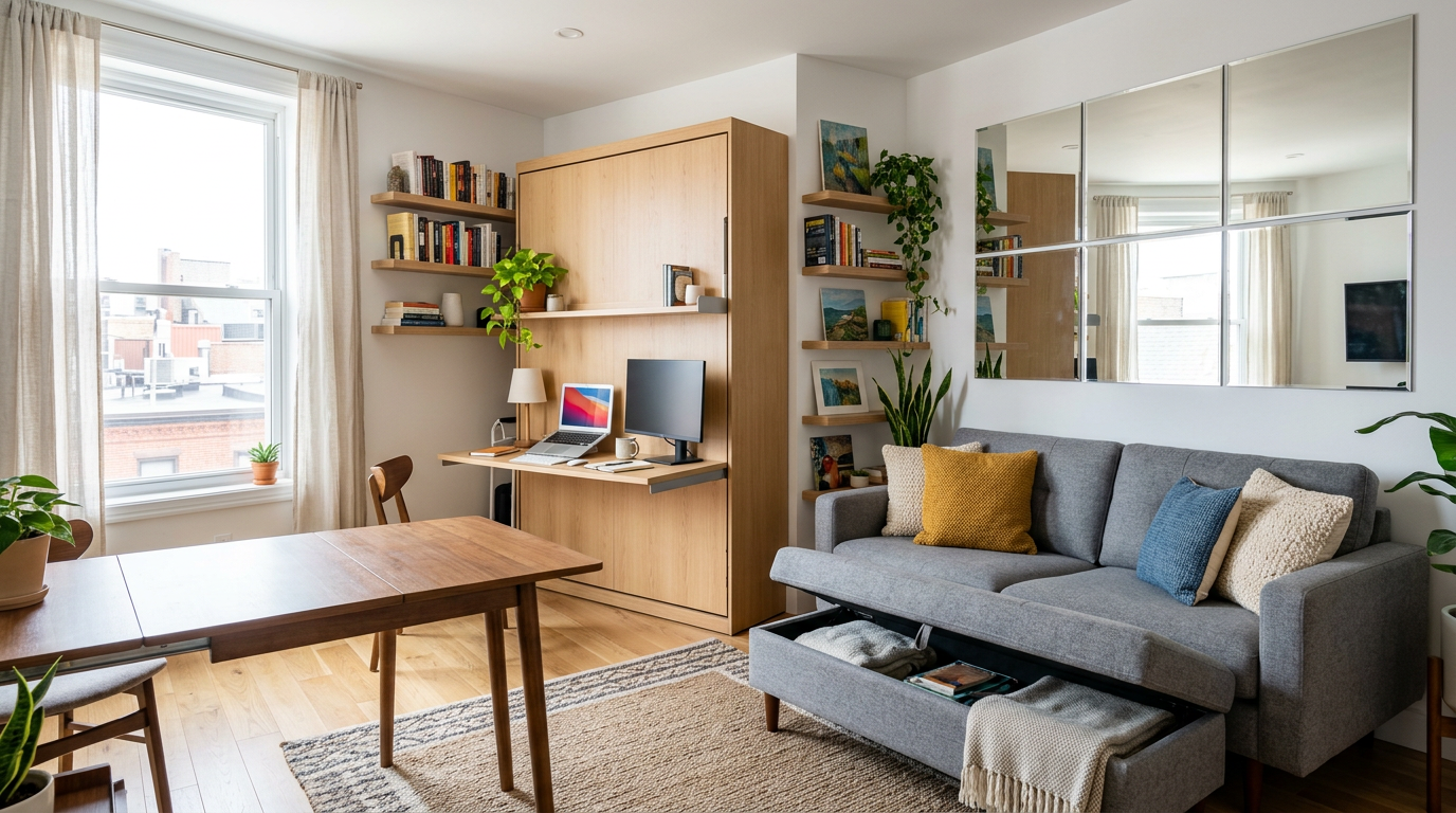 First apartment decorated on a budget